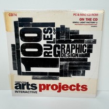 Computer Arts Projects Interactive CD Only 100 Rules of Graphic Design PC Mac picture