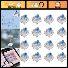 72pcs Clickers for 3D Prints - Blue Clicky Keyboard Switches, Mechanical Feel picture