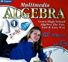 MULTIMEDIA ALGEBRA. LEARN HIGH SCHOOL ALGEBRA THE FUN FAST & EASY WAY FAST SHIP picture
