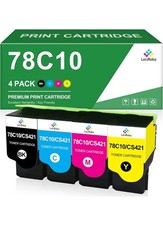 LeciRoba Replacement for Lexmark 78C10K0 78C10C0 78C10M0 78C10Y0 78C10 Toner ... picture