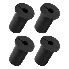 Wall Grommets for Cables 3/4 Inch Cable with 7mm Hole Silicone Black,4Pcs picture