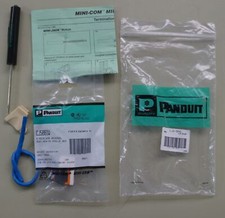 Panduit CJ88IW 8 POS/8 Wire Universal Mini-Jack Modular Jack Kit - New picture