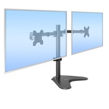 Mount-It Dual Monitor Stand, Premium Adjustable Desk Mount for 13–32 Inch Sc... picture