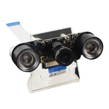 5 Fish Eye Lens Infrared Light Night Vison Camera For Raspberry Pi 4B/3B+/Zero a picture