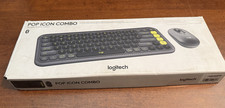 Logitech POP Icon Combo Keyboard & Mouse - Graphite/Green, Compact TKL picture