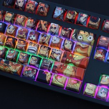 Anime ONE PIECE Character Theme Keycap Light transmission For CHERRY MX Keyboard picture