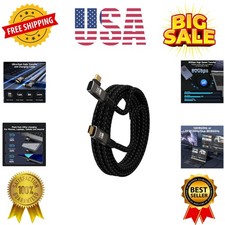 right angle USB C long Cable 10FT Compatible With Thunderbolt 5/4,Type C 240W... picture