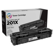 LD Compatible Toner Cartridge Replacement for HP 201X CF400X High Yield (Black) picture