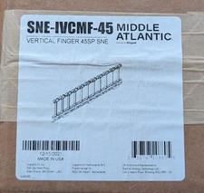Middle Atlantic SNE-IVCMF-45 Vertical Cable Fingers, 45 RU NEW IN BOX picture