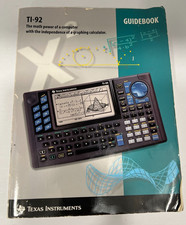 VTG 90s TEXAS INSTRUMENTS GUIDEBOOK For TI-92 Graphing Calculator Paperback picture