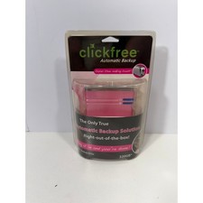 Clickfree 320GB Automatic Backup External Hard Drive Pink 325P-1003-100-02 NEW picture