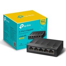 TP-Link LS1005G 5-Port Gigabit Network Switch, Desktop/Wallmount Ethernet Splitt picture