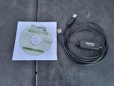 Plugable USB 2.0 Transfer Cable USB-EASY-TRAN Easy Computer Sync Black picture