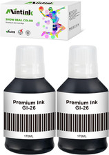 GI26 Black Ink Refill Bottles Replacement Compatible for Canon 26 GI-26 GI26 Ink picture