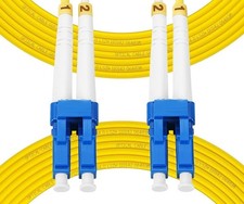 Fibergaga OS2 LC to LC Single Mode Fiber Patch Cable 2M 7ft SMF Duplex LSZH picture