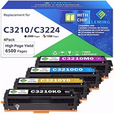4 Pack C3210 Toner Cartridge for Lexmark C3224 C3326 MC3224 MC3326 Printer picture