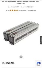 RBC140 battery cartridge replacement for APCRBC140 picture