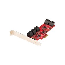 StarTech.com SATA PCIe Card - 10 Port PCIe SATA Expansion Card - 6Gbps - Low/... picture