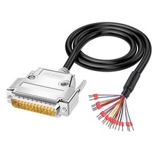 DB25 Male Solderless Breakout 5Ft 24AWG Cable Metal Shell RS232 DSUB 25Pin picture