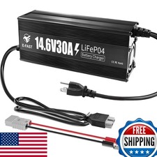 E-FAST 12V 30A Lithium Battery Charger, 14.6V - Includes Anderson Connector picture
