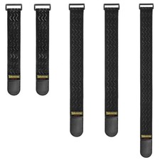 Trilancer Elastic Cinch Straps 5-Pack 3 Sizes Anti-Slip Heavy-Duty Hook Loop picture