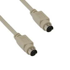 [10X] 15' MDIN 6 6Pin Male to Male Cable Shielded PS/2 Keyboard Mouse to PC picture