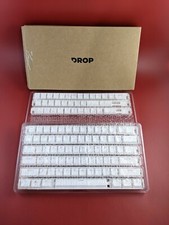 Drop Skylight Series Keycap Set White Shine Through Pbt, Oem Profile picture