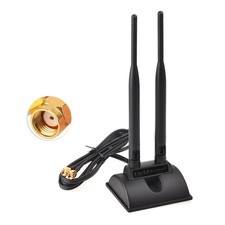 Eightwood Wifi Antenna With Rp-sma Male Connector, 2.4Ghz 5Ghz Dual picture