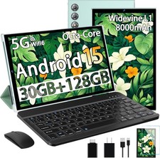 2026 Android 15 Tablet 10.1 Inch Tablets, 30GB RAM 128GB ROM 1TB Expand, 8000mAh picture