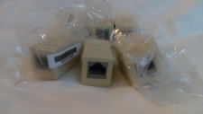 Steren RJ45 coupler STRN310039IV 5-pack  for extending network cabling picture