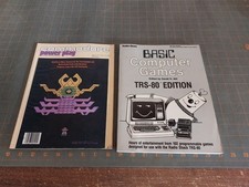 Vintage RadioShack Basic Computer Games TRS-80 Book + Commodore Magazine picture