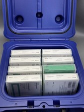 Lot of 8 HPE LTO-8 Ultrium 30TB RW Data Tape Cartridges Q2078A w/ Turtle Case picture