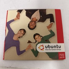 Rare Ubuntu Linux 5.10 PC Edition Vintage Linux for Human Beings picture