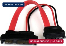 StarTech.com 6in Slimline SATA to SATA Adapter with Power - Slim SATA (F) to picture