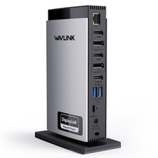 3 Monitors DisplayLink Docking Station 15-In-1 USB-C Dock 100W Charging Ethernet picture