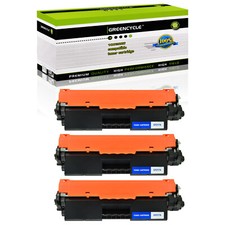3 Pack CF217A 17A Toner Cartridges With Chip Fit for HP LaserJet M102w MFP M130a picture