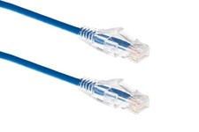 Cat6A Slim Snagless Ethernet Patch Cable, 14 ft, Blue picture