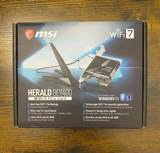 MSI HERALD BE9400 WiFi 7 PCIe Card Bluetooth 5.4 Tri-Band New picture