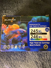 ECOVICTOR 245XL 246XL Compatible Inkjet Cartridges for HP Black/Tri-Color 2pk picture