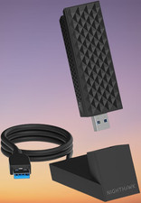NETGEAR Nighthawk A9000 WiFi 7 USB3.0 Adapter BE6500 TriBand 6.5Gbps 6GHz Win11 picture