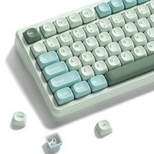 Dye Sublimation PBT Keycap for Mechanical Keyboard, MOA Profile, 126 Keys, Cu... picture