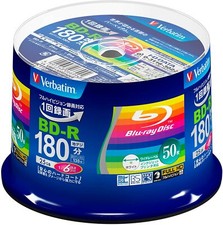 Verbatim VBR130RP50V4 Blank BD-R 6X Speed 50pcs 180 minutes from Japan new F/S picture