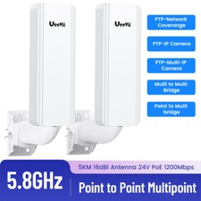 Gigabit Wireless Bridge UeeVii CPE850 Point to Point/Multipoint WiFi Bridge, 5KM picture