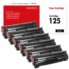 6 Pack CRG125 Toner Compatible for Canon 125 imageCLASS MF3010 LBP6000 LBP6030w picture