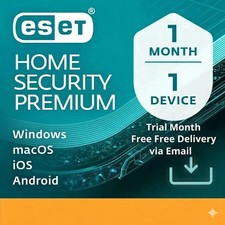 ESET Internet Smart Home Security Premium 2026 1 Device 1 Month Same Day Deliver picture