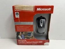 NEW in Box Microsoft Comfort Optical Mouse 1000 USB PC Windows Mac SEALED picture