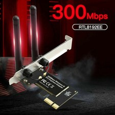 New Desktop PCI Express WiFi Adapter 300Mbps 2.4Ghz Network Card Windows 7 10 picture