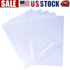 20PCS Printable Vinyl Sticker Paper for Laser Printer Glossy Translucent Sticker picture
