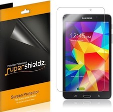 3 Pack Matte Screen Protector for Samsung Galaxy Tab 4 - Anti Fingerprint & Glar picture