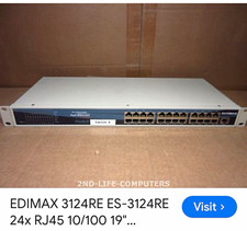 EDIMAX ES-3124RE 24-Port 10/100 Fast Ethernet RJ-45 Rackmount Unmanaged 1U picture